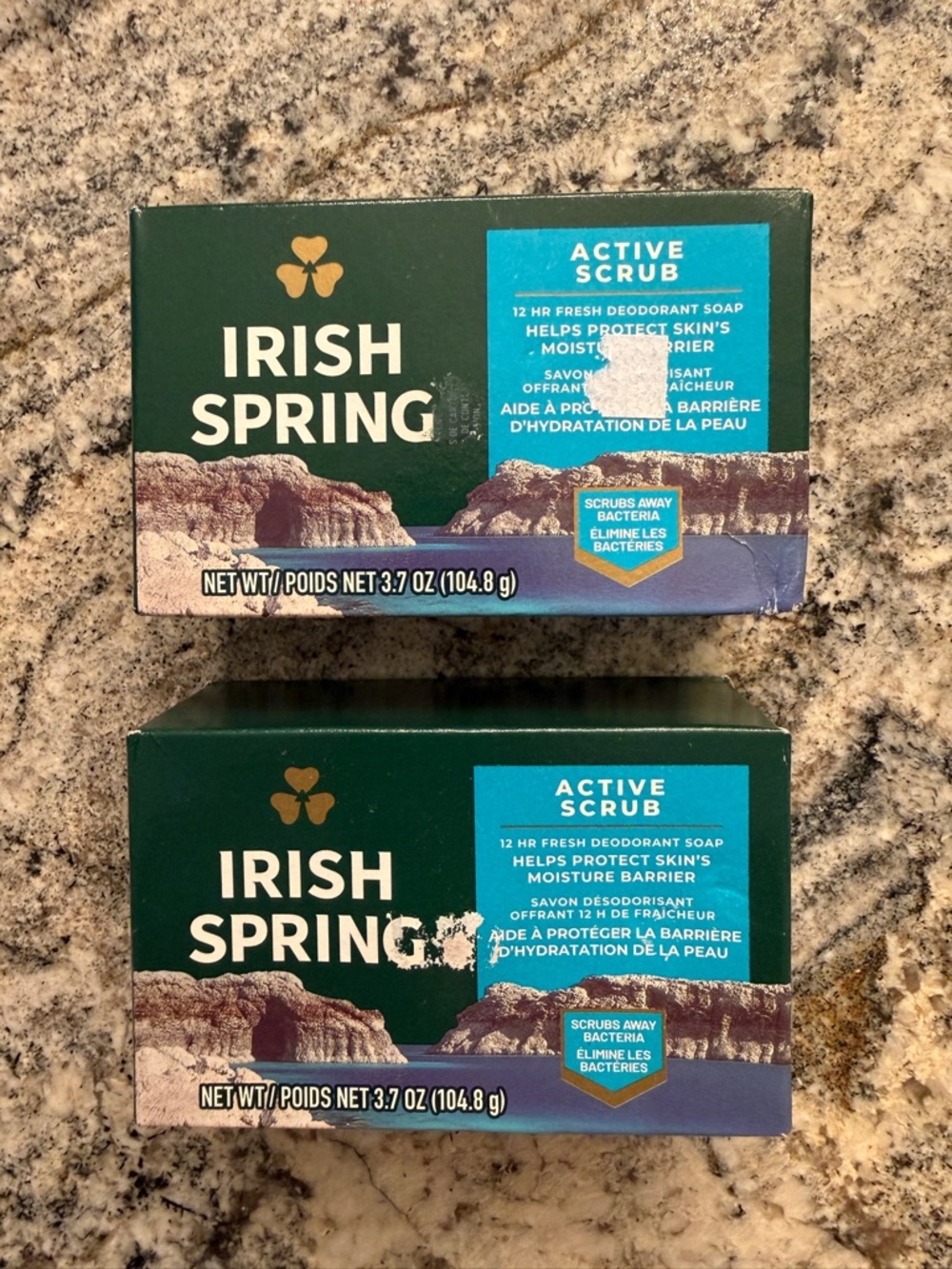 Original Irish Spring Active Scrub Deodorant Soap - Green